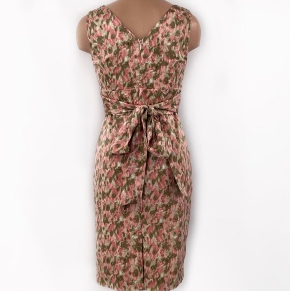 Talbots size 10 muted floral lined dress new!! - Picture 2 of 10